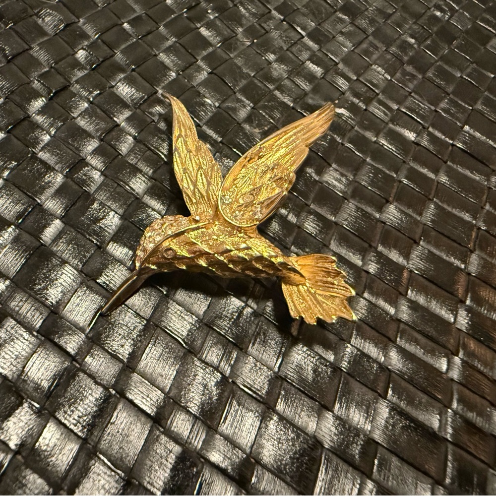 Timeless Hummingbird Brooch